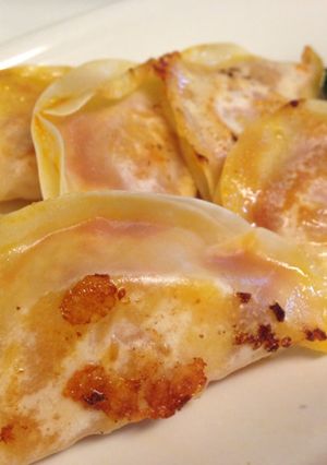 簡単！餃子の皮でハムチーズ揚げ♪-レシピのメイン写真