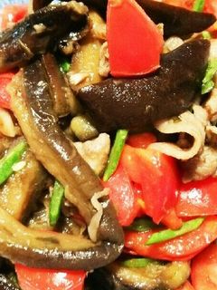 なすとトマトの炒めもの-レシピのメイン写真
