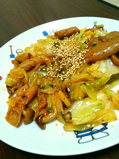 牛こてっちゃんで基本の野菜炒め-レシピのメイン写真