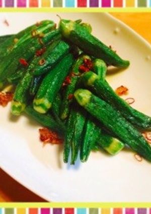 夏野菜！オクラのアーリオオーリオ-レシピのメイン写真