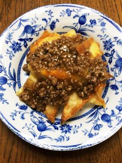 揚げワンタンのあんかけ-レシピのメイン写真