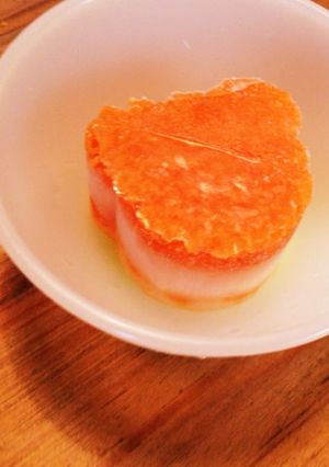 ★1/2バースデーケーキ風★人参粥-レシピのメイン写真