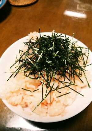 簡単！明太子バター飯。お酒の〆に-レシピのメイン写真
