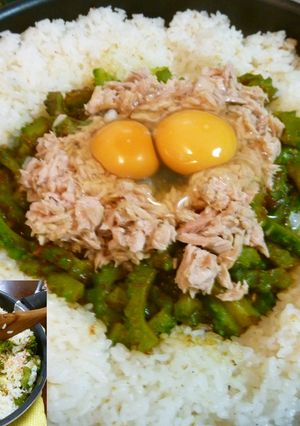 簡単!ビビンバ風ゴーヤドライカレー-レシピのメイン写真