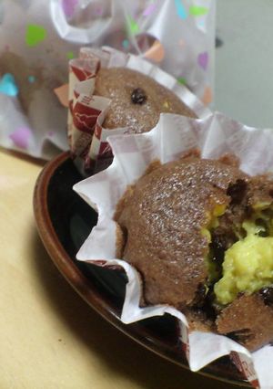 チョコバナナマドレーヌ-レシピのメイン写真