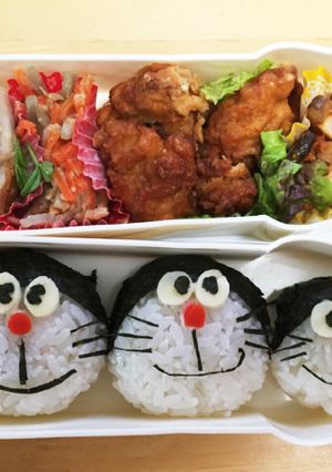 ドラえもん 簡単高校生のお弁当-レシピのメイン写真