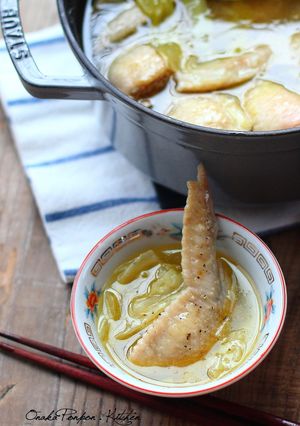 手羽先とキャベツの煮込み塩スープ♪-レシピのメイン写真