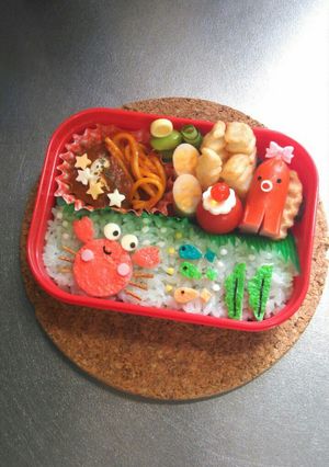 カニとお魚弁当-レシピのメイン写真