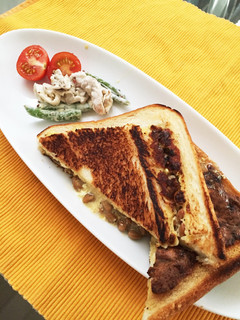 【深酒朝食】絶品納豆トースト-レシピのメイン写真
