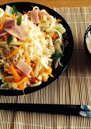 豚骨インスタントで冷やしつけ麺-レシピのメイン写真