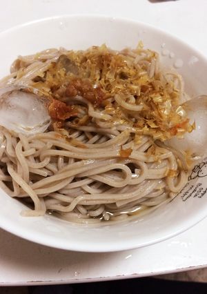 超簡単！夏バテに冷ぶっかけ梅そば☆-レシピのメイン写真