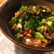 かけるだけ簡単!トロロ素麺つゆ納豆腐