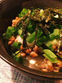 かけるだけ簡単!トロロ素麺つゆ納豆腐-レシピのメイン写真