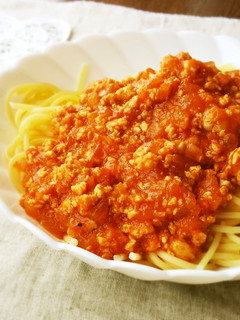 冷凍トマトと鶏ミンチで簡単☆ミートソース-レシピのメイン写真