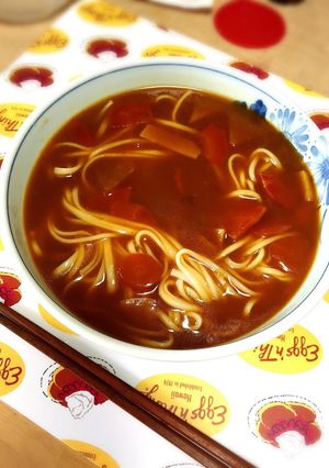 稲庭うどんのカレーうどん-レシピのメイン写真