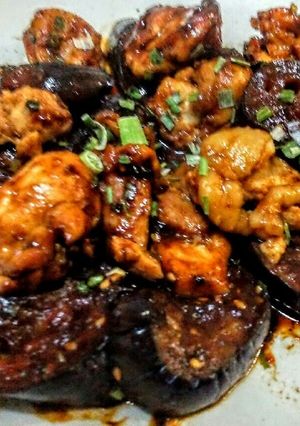 鶏もも肉となすの甘味噌炒め トリナスミソ-レシピのメイン写真