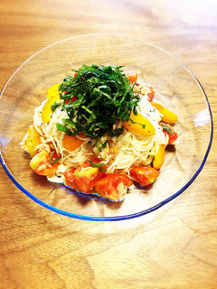 洋風に♪トマトとツナの冷製そうめん-レシピのメイン写真