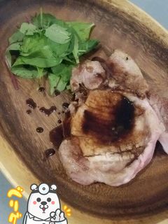 ポークソテー~黒にんにく酵素ソース-レシピのメイン写真