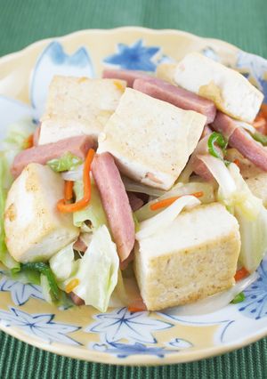 簡単!本場の豆腐チャンプルー-レシピのメイン写真