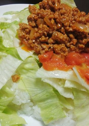 食欲そそる！簡単☆絶品☆タコライス-レシピのメイン写真