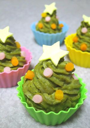 【弁当おかず】クリスマスツリー型ポテサラ-レシピのメイン写真
