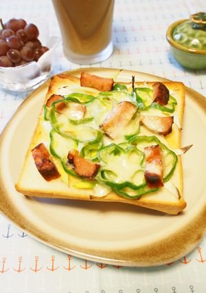 焼き豚チーズトースト-レシピのメイン写真