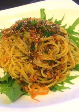 *松前漬けde和風パスタ*-レシピのメイン写真