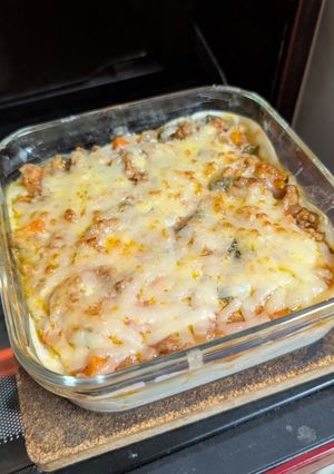 絶品！餃子の皮で作る濃厚ラザニア-レシピのメイン写真