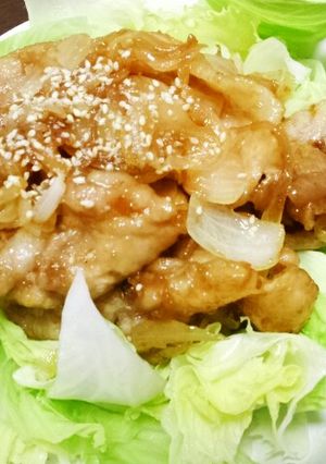 ロース豚肉のスライスしょうが焼き-レシピのメイン写真