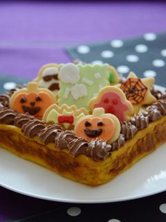 ハロウィン♪マシュマロクッキーケーキ-レシピのメイン写真