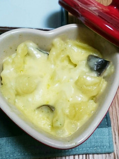 ココットでエリンギのバジル豆乳グラタン☆-レシピのメイン写真