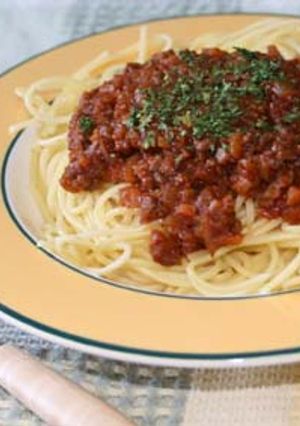 煮るだけ簡単！野菜いっぱいのミートソース-レシピのメイン写真