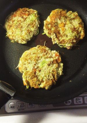 離乳食後期 お好み焼き アレルギー対応-レシピのメイン写真
