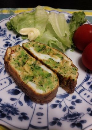 ブロッコリー入り卵焼き-レシピのメイン写真