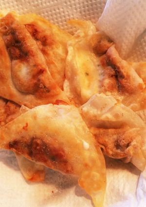 余った焼売の皮で！！パリっと納豆おやつ♡-レシピのメイン写真