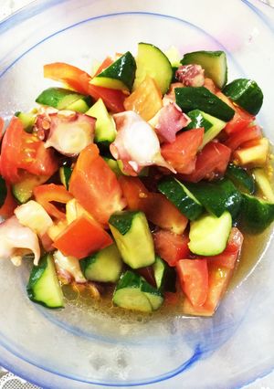 タコと夏野菜のさっぱりダレ-レシピのメイン写真