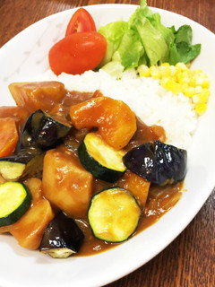 さっぱりトマトカレー!夏野菜の水分だけ。-レシピのメイン写真