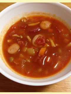 野菜たっぷりミネストローネ-レシピのメイン写真