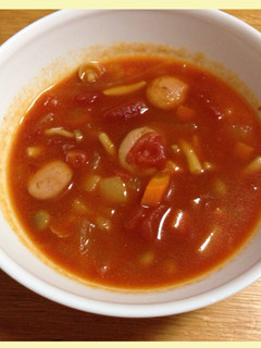 野菜たっぷりミネストローネ-レシピのメイン写真
