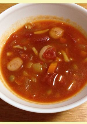 野菜たっぷりミネストローネ-レシピのメイン写真