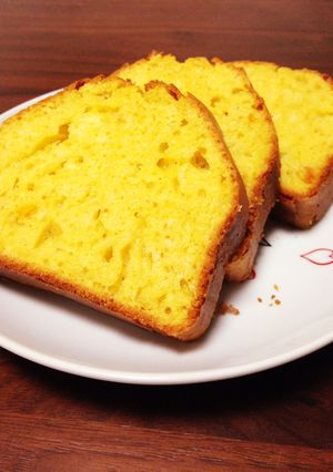 簡単しっとり！かぼちゃのパウンドケーキ-レシピのメイン写真