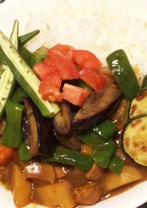 家庭カレーが簡単にオシャレ夏野菜カレーに-レシピのメイン写真