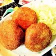 おいしいよ♡ジューシーなメンチカツ