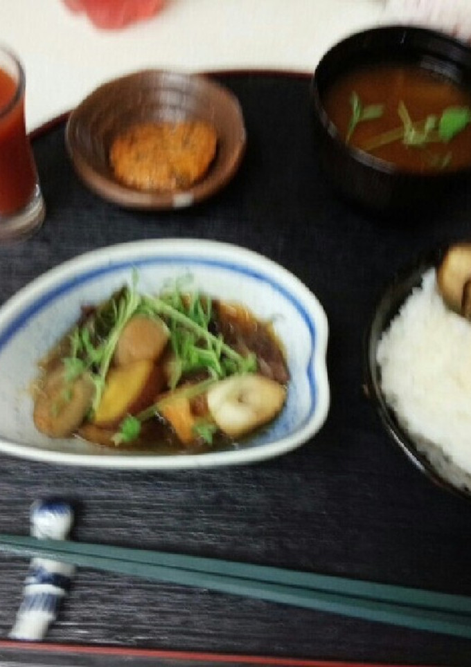 血管プラークダイエット食412（牛煮物）-レシピのメイン写真