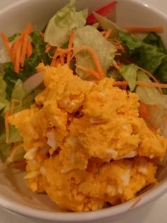 簡単カボチャのポテトサラダ-レシピのメイン写真