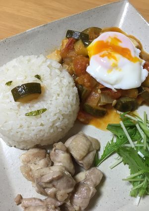 簡単カポナータ風煮込みのワンプレートご飯-レシピのメイン写真