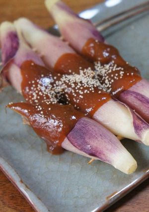 焼き茗荷の田楽-レシピのメイン写真