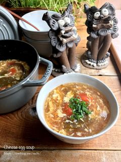トマトともずくの中華風玉子スープ-レシピのメイン写真