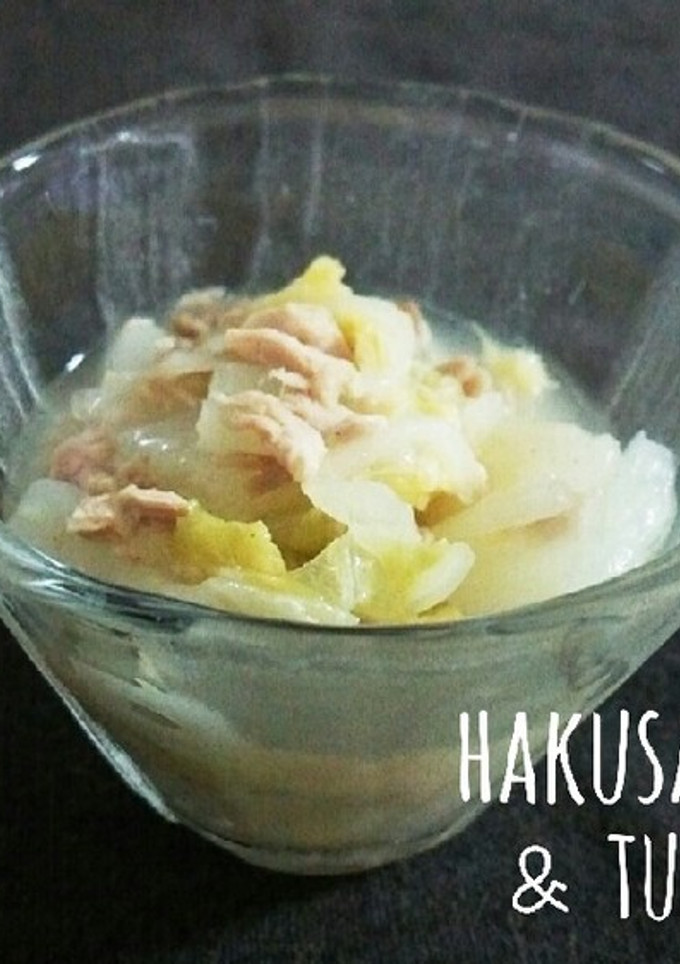 簡単♡白菜とツナのあっさり煮-レシピのメイン写真