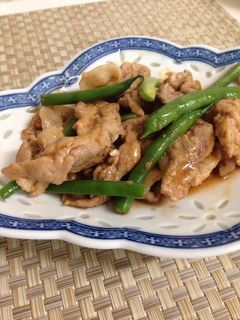 豚肉といんげんの炒め物-レシピのメイン写真